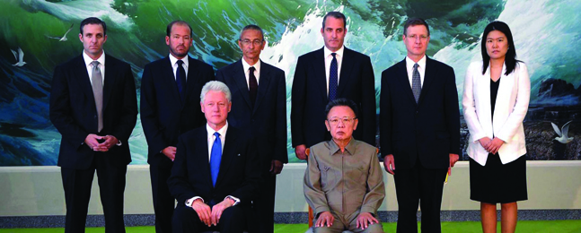 SIT-DOWN IN NORTH KOREA: Former President Bill Clinton meets with Supreme Leader Kim Jong-il in Pyongyang in August 2009.